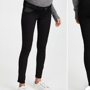 Paige Womens Black Maternity Verdugo Ultra Skinny